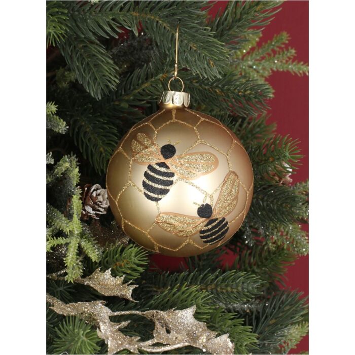 Gisela Graham - Gold w Honeycomb/Bee